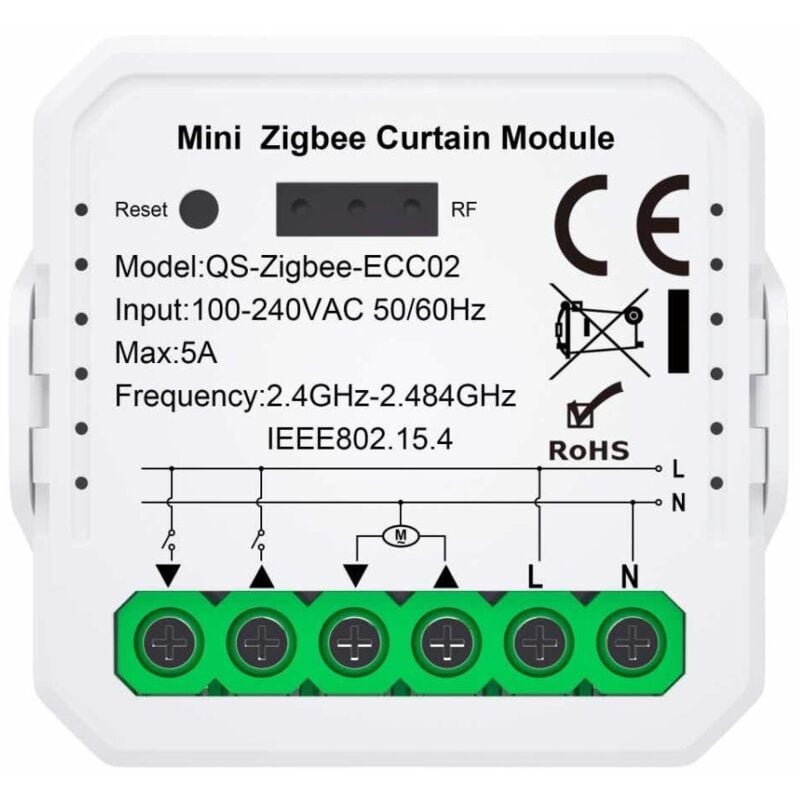 Silamp - Module Interrupteur Volet Roulant Connecté Zigbee