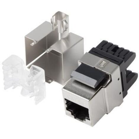 Module Lanberg Keystone, prise RJ45 - LSA FTP cat.5e 180° pour boîtier de montage