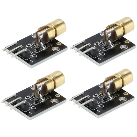 Module Laser Rouge 650nm 5mW pour Détecteurs (Lot de 4)