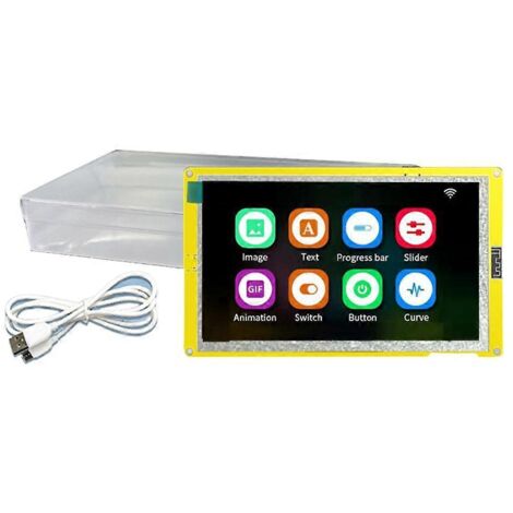 Module LCD TFT 800x480 compatible WiFi et Bluetooth ESP32-S3 LVGI (sans écran tactile)