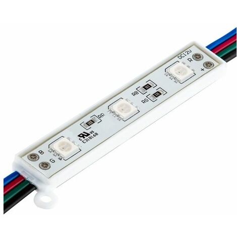 Module LED avec 3 LED SMD5050 RGB.