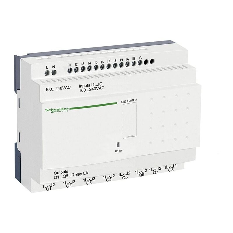 Schneider Zelio Logic 20 compact relais programmable en 100...240V ac SR2E201FU