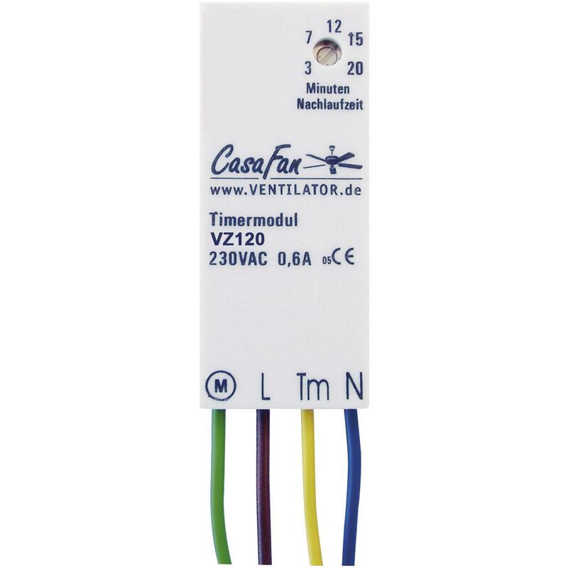 Casafan - vz 120 Module minuterie blanc