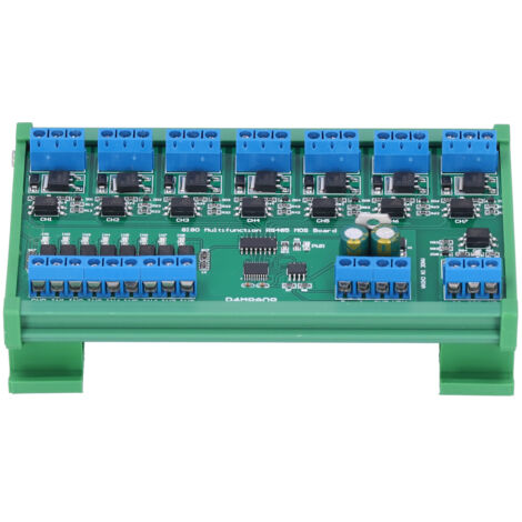 Module MOSFET 8 entrées/sorties RS485 avec boîtier rail DIN R4M8A08 6-25V