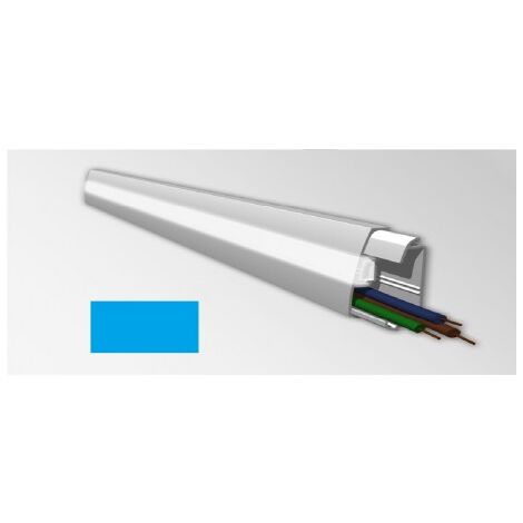 Module moulure led bleu 40X12.5mm longueur 0.5m 24V (sans alim) KEVA PLANET WATTOHM 14086