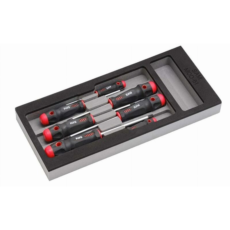 Sam Outillage - Module mousse 1/3 de 7 tournevis torx® sam - TAXJ7MM