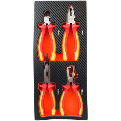 Module mousse 4 pinces VDE 1000V pour servante d'atelier