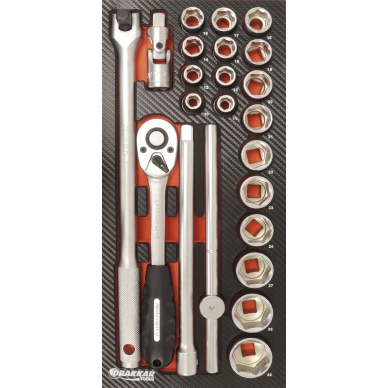 Drakkar Equipement - Module mousse finition carbone 1 drakkar tools - 09867