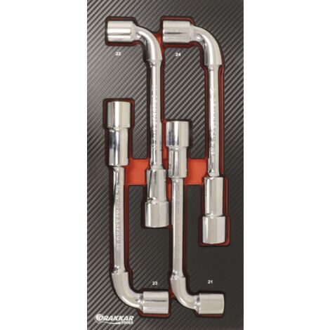 Module mousse finition carbone cles a pipe 21 DRAKKAR TOOLS - 09874