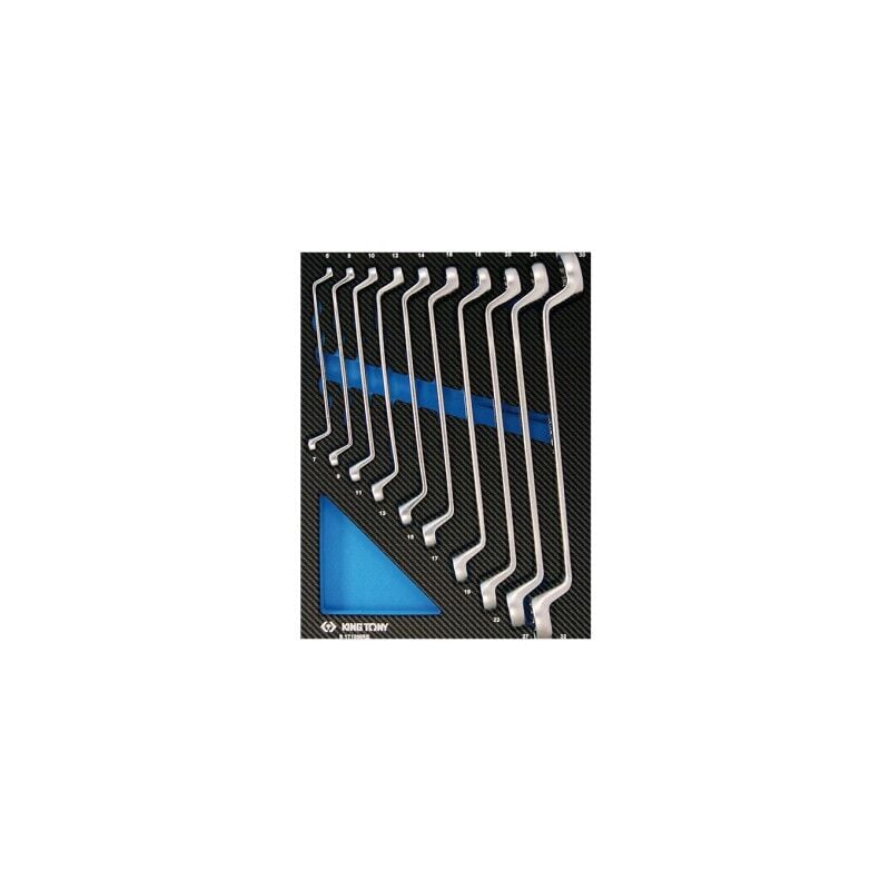 King Tony - Module mousse + pp 10 clés Polygonales 6 à 32mm