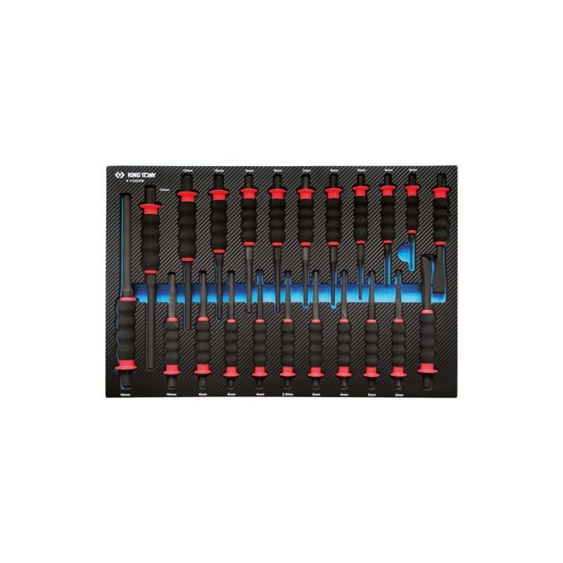 Module mousse + pp 22 outils de frappe - King Tony