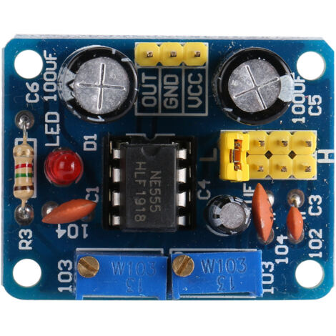 Module NE555 Générateur d'Impulsions Fréquence Réglable avec Contrôle du Cycle de Service