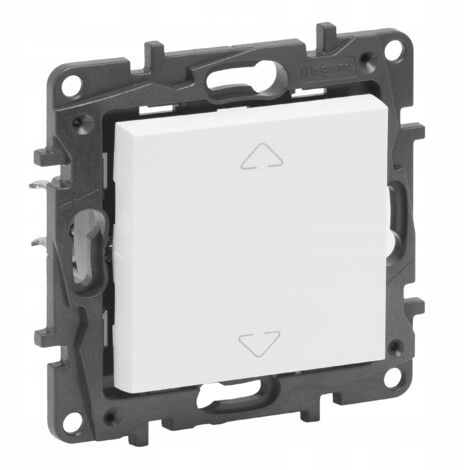 MODULE NILOE STEP BOUTON BLANC POUR COMMANDE DE VOLET ROULANT 2 POSITIONS 863143