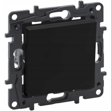 Module NILOE STEP noir, connecteur universel, bornes à ressort 10A 863506
