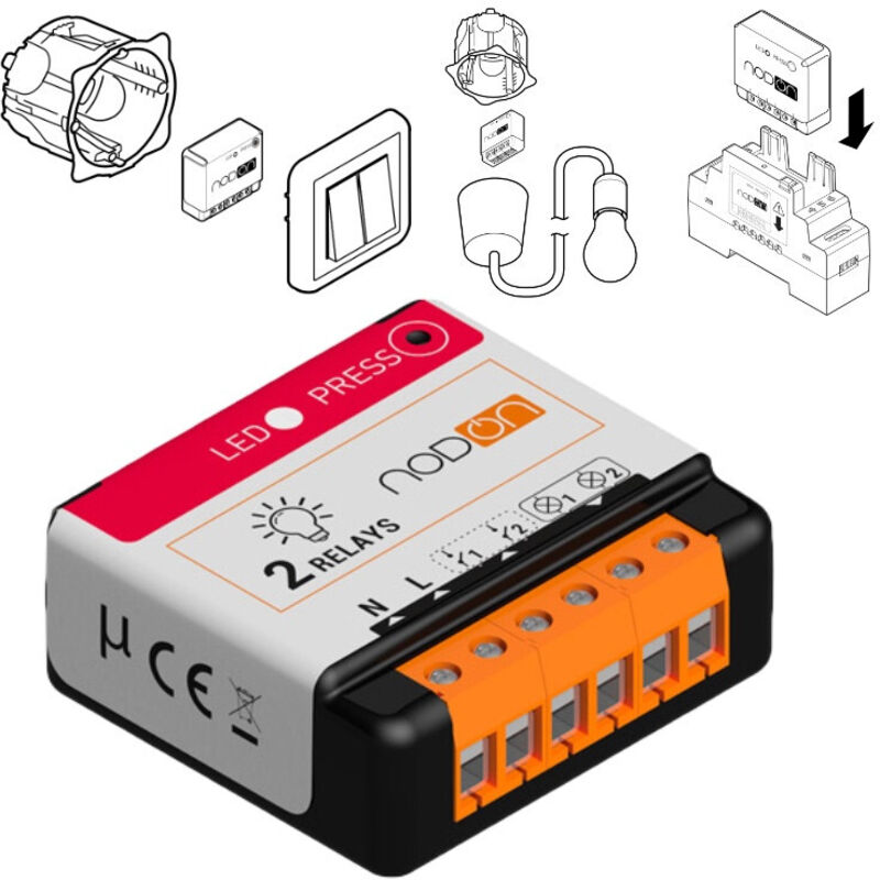 Nodon - Module Eclairage on/off Zigbee SIN-4-2-20