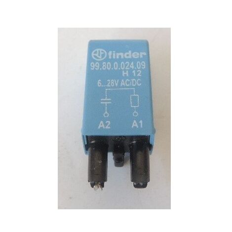 Module RC 6 à 24V AC/DC supports 95833 95853 FINDER 9980002409