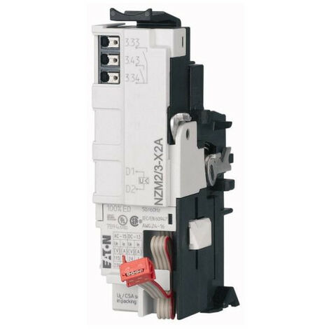 Module relais pour NZM2/3 configurable 2NO 24V DC 24-230V AC Push-in 000189722 EATON NZM2/3-X2A