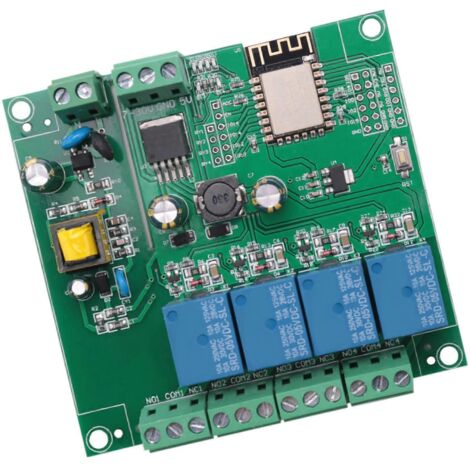 Module relais Wi-Fi sans fil ESP8266 à 4 canaux, carte de développement Wi-Fi