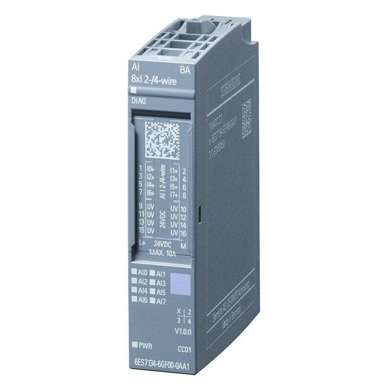 Module Siemens d'entrées analogiques simatic ET200SP 6ES71346GF000AA1
