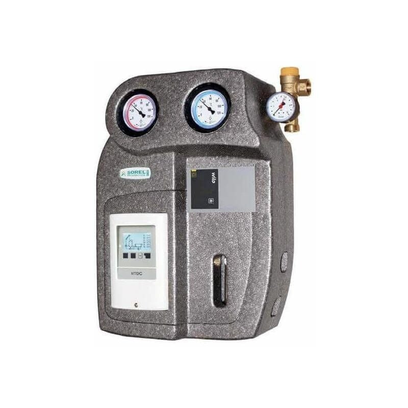 Module solaire thermique 2 voies avec régulateur différentiel Sorel MTDC