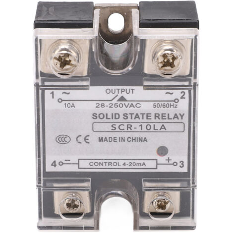 Module SSR Intelligent 4‑20mA Régulateur de Courant Tension 28‑250VAC Variation Continue