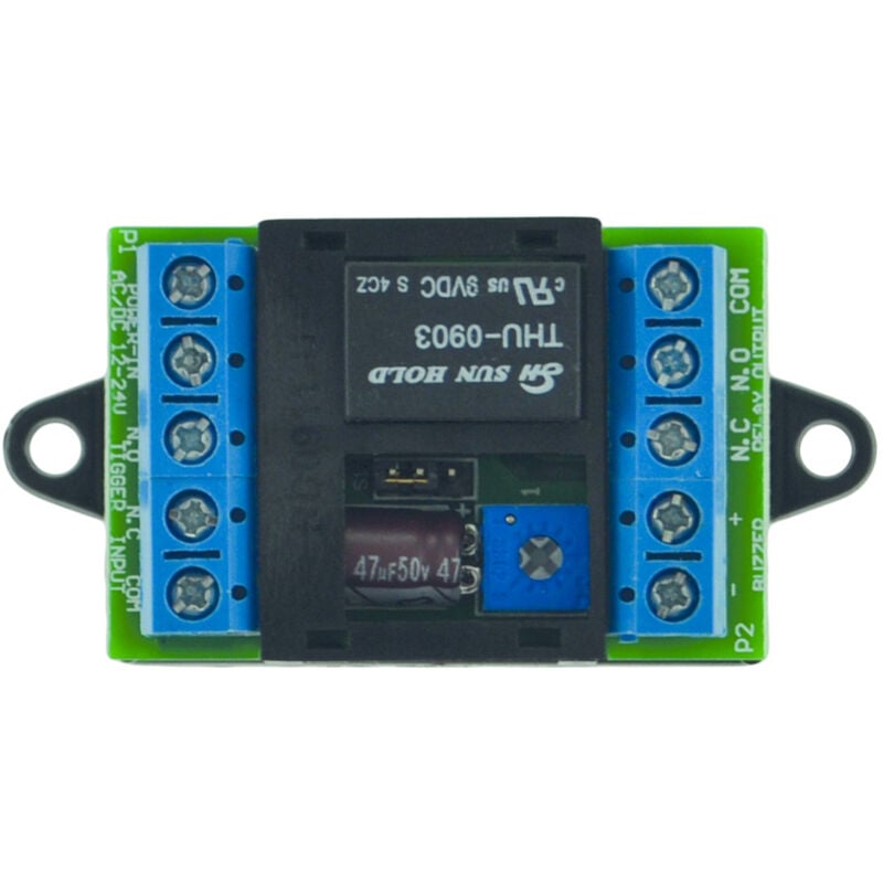 Module temporisation universel 12/24V ac/dc commande no/nf Izyx TM200