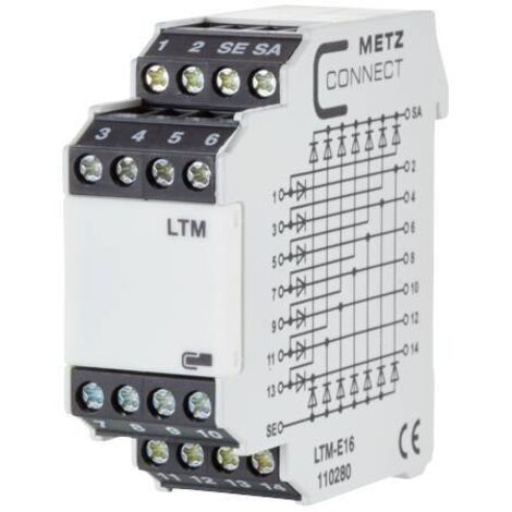 Module test de lampe 250, 250 V/AC, V/DC (max) Metz Connect LTM-E16 1 pc(s) Q818983