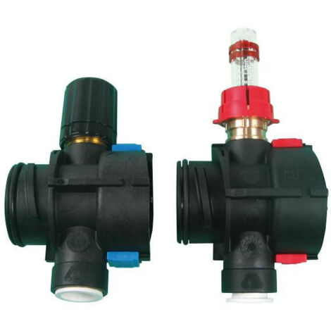 Module Thermacome rapide A/R MS DN16 avec débitmètre pour collecteur en matériau de synthèse THERMACOME 524865