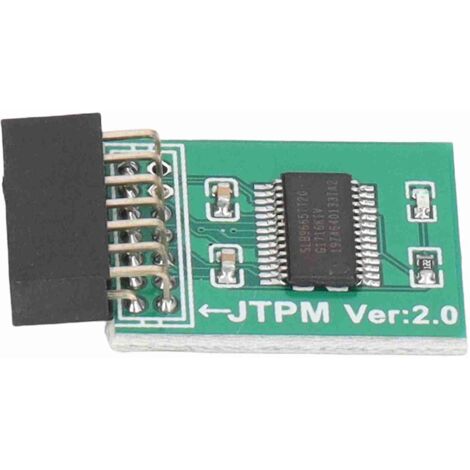 Module TPM, 14 Broches pour Module MSI TPM 2.0, Carte de Module TPM D'interface LPC avec Cryptage Fort pour Win11, Module de sécurité D'interface LPC