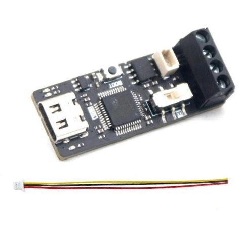 Module USB vers CAN CANable PCAN Debugger Outil de débogage de bus CAN pour Linux Win10 11 Type-C Debug SoftBlack