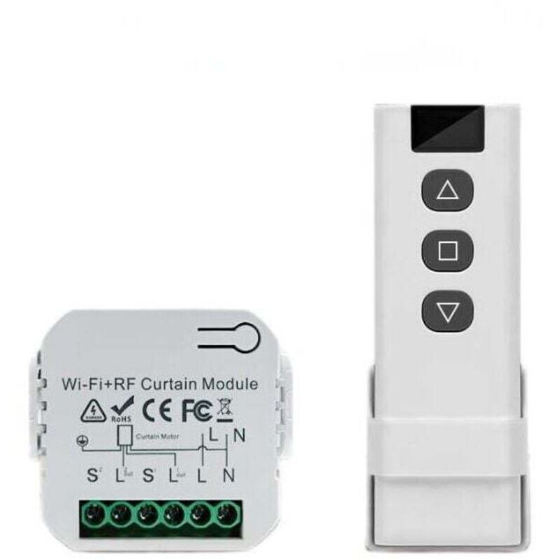 Module Volet Roulant Connecté, Avec RF Télécommande, Interrupteur Volet Roulant