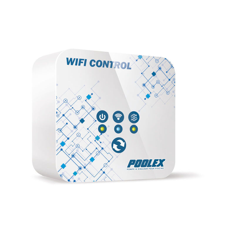Boîtier Wi-Fi triphasé pour pompe à chaleur Poolex