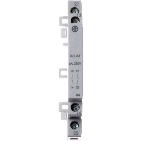 Modules Contacts auxiliaires 6A 2NO pour contacteur séries 2232 / 2234 FINDER 02233