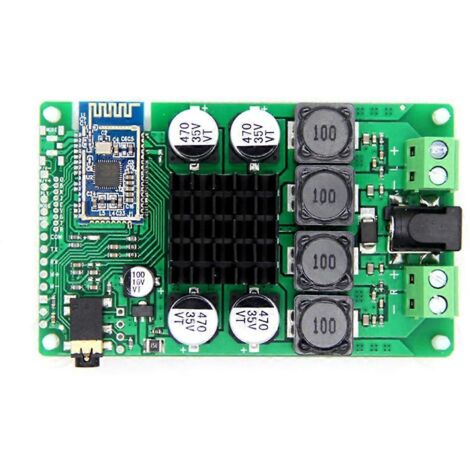 Modules de cartes d'amplificateurs de puissance récepteur compatibles Bluetooth 5.0 2x50W/40W