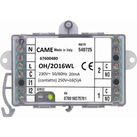 Modulo 1 Relè Potenza CAME BPT OH/RP 67600401