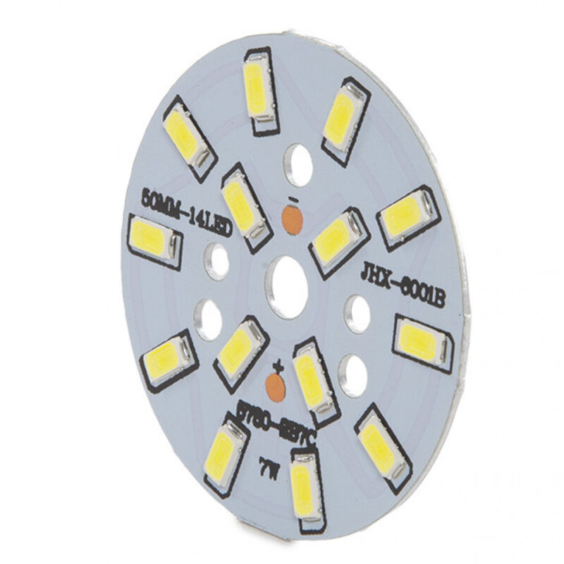 

Greenice - Módulo 15 LEDs Ø50Mm 7W 700Lm 50.000H | Blanco Cálido (CH-PCBA7W-CW)