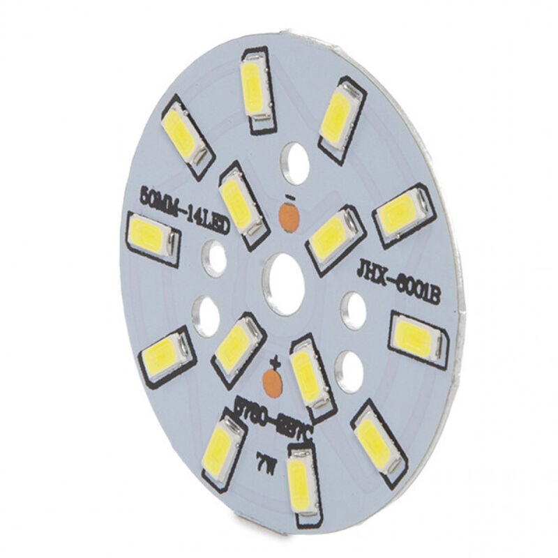 

Greenice - Módulo 15 LEDs Ø50Mm 7W 700Lm 50.000H | Blanco Frío (CH-PCBA7W-CW)