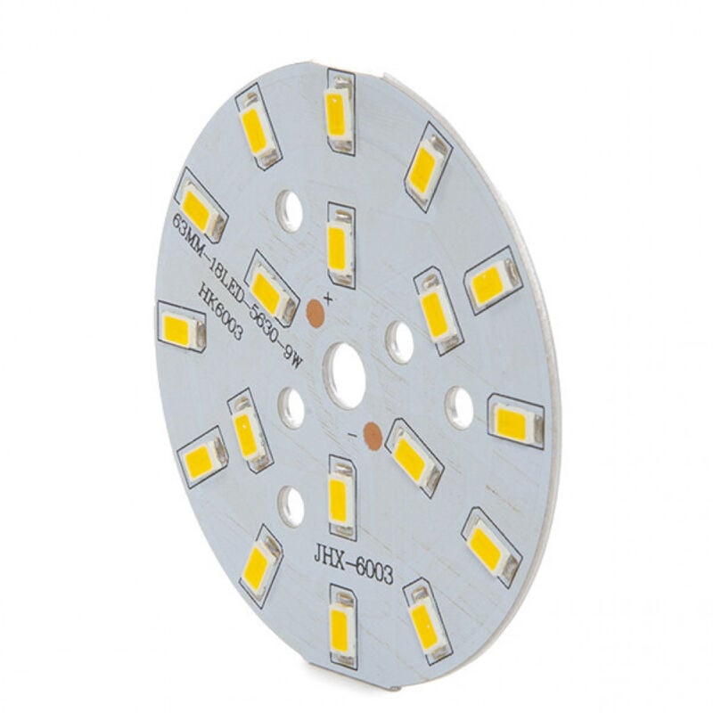 

Módulo 18 LEDs Ø65Mm 9W 900Lm 50.000H | Blanco Cálido (CH-PCBA9W-CW)