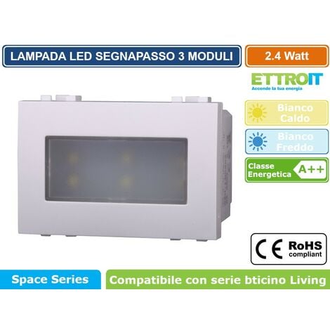 LAMPADA EMERGENZA+SEGNAPASSO LED X 503 - Cannizzaro Giovanni S.r.l.  Forniture Elettriche