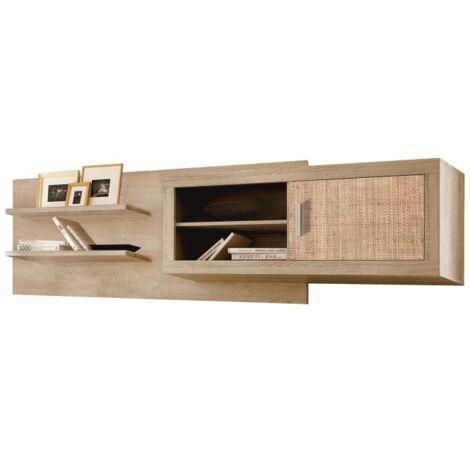 Módulo alto Nuka 1 puerta con respaldo Tofe - Textil (ancho) x 65cm (alto)
