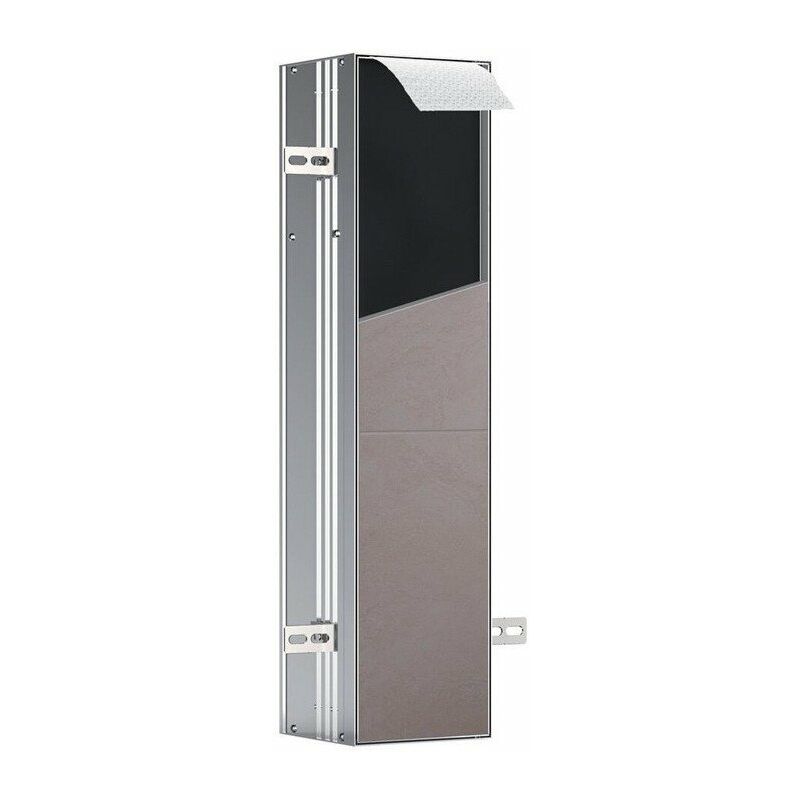 

Emco - Módulo armario WC ASIS plus UP 658x154mm Tope puerta derecha Aluminio