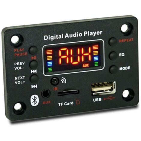 Modulo audio per auto Bluetooth, scheda amplificatore decodificatore MP3 con funzione di alimentazione e microfono esterno