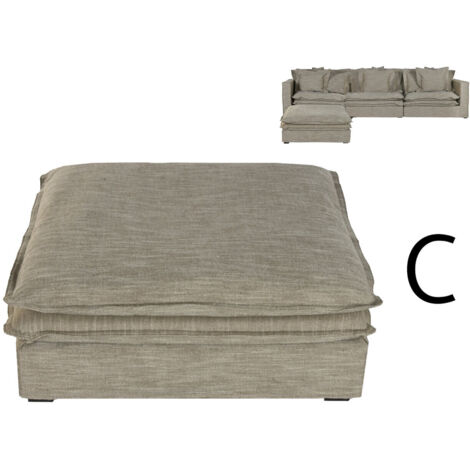 Modulo Auxiliar Sofa Poliester 110X110X48 Verde