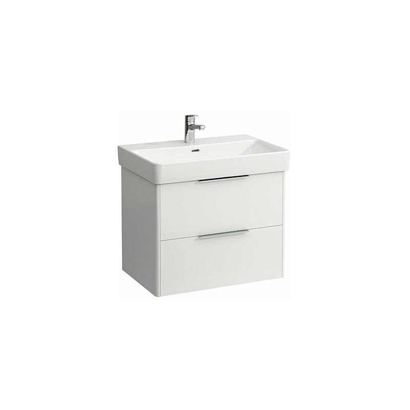 

Módulo bajo 2 cajones, para lavabo 810967, color: Nieve (blanco mate) - H4023321102601 - Laufen