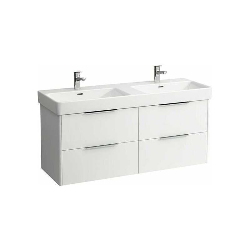 

Módulo bajo Laufen, 4 cajones, para lavabo 814968, color: Nieve (blanco mate) - H4025141102601