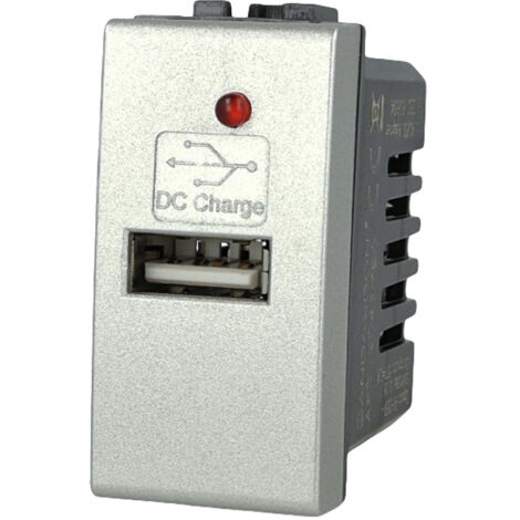 Modulo Caricatore USB 5V 2,1A Tech Compatibile Bticino Living