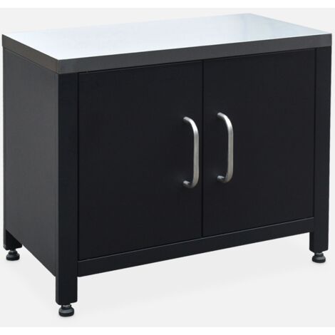 Módulo cocina exteriorde acero, 80cm