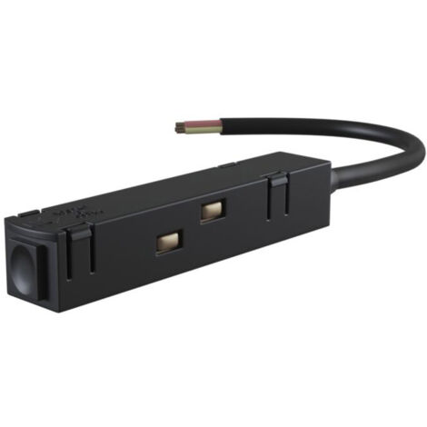 Modulo Connettore Con Cavo Per Binario Moderno Plastica Nera