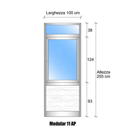 Telaio finestra porta vetro mattone formella 1 / 2 / 4 postobianco  vetromattone misure: 1 posto