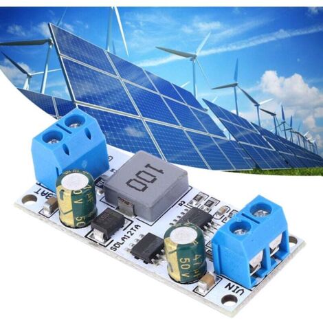 Módulo controlador solar, módulo cargador de batería de ácido, para controlador solar MPPT de 12 V y 1-1000 Ah (con terminal)